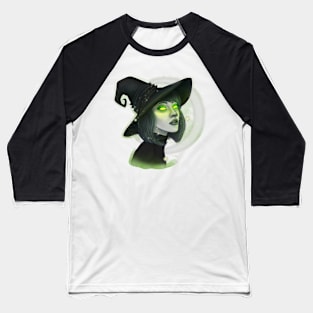 Witch Green Baseball T-Shirt